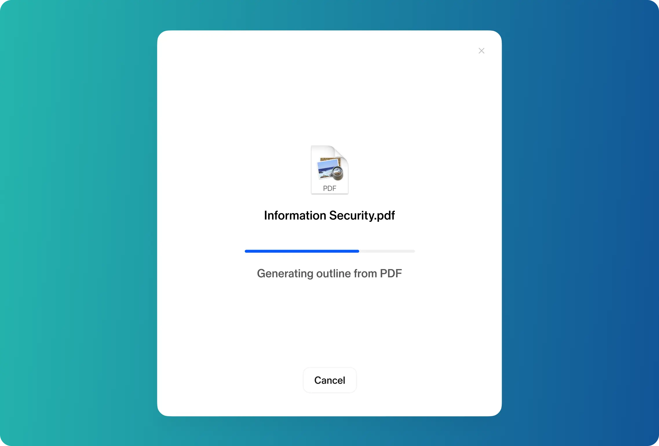 Generate courses from PDFs